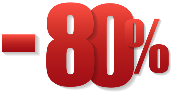 Скидка 80%